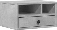 vidaXL Printerkastje 40x32x22,5 cm bewerkt hout betongrijs