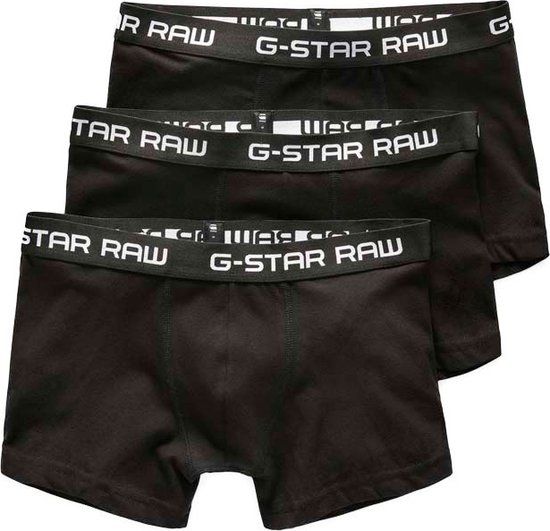 G-Star RAW Classic Trunk Boxershorts 3-Pack - Black - Men's Size M