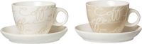 Ritzenhoff & Breker Cappuccinoset Cornello Porselein Gekleurd 180 ml 4 Stuks