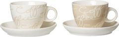 Ritzenhoff & Breker Cappuccinoset Cornello Porselein Gekleurd 180 ml 4 Stuks