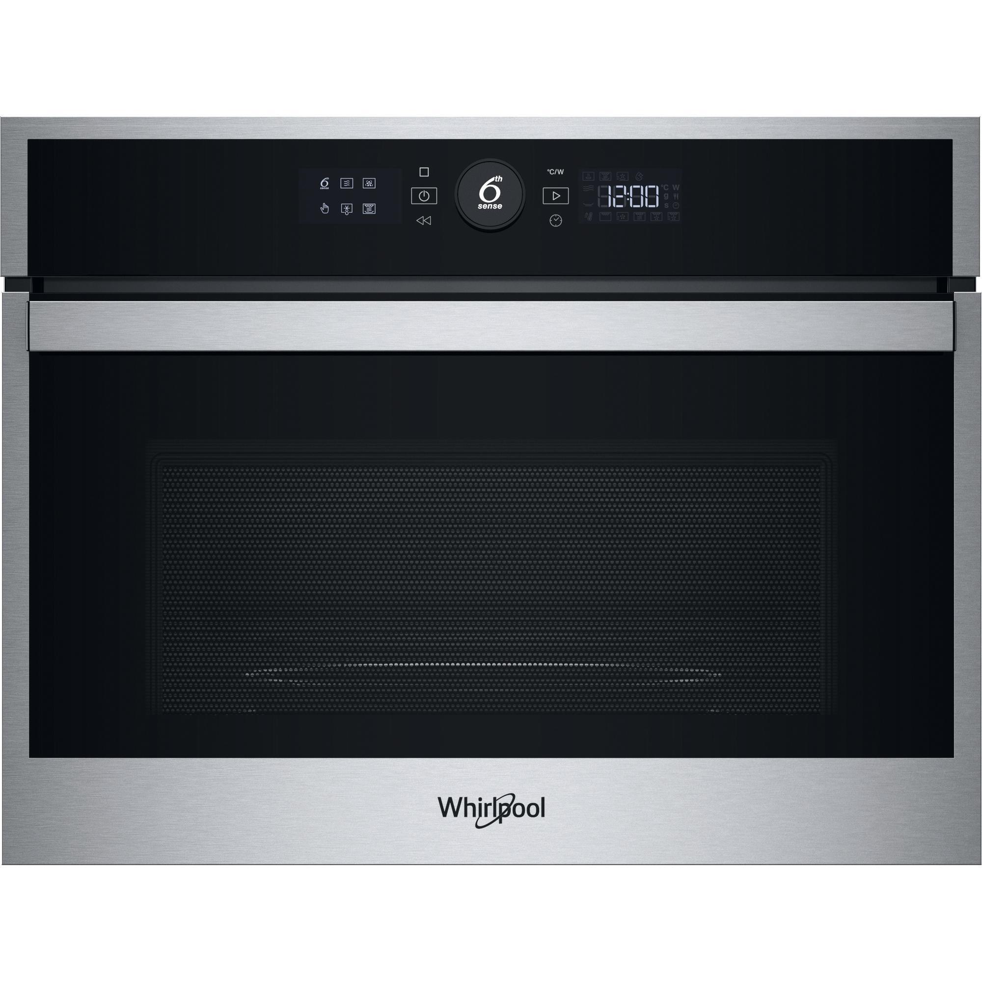 Whirlpool WMW47HMX Combination Microwave | Built-in | 40L | 900W | Black, Stainless steel