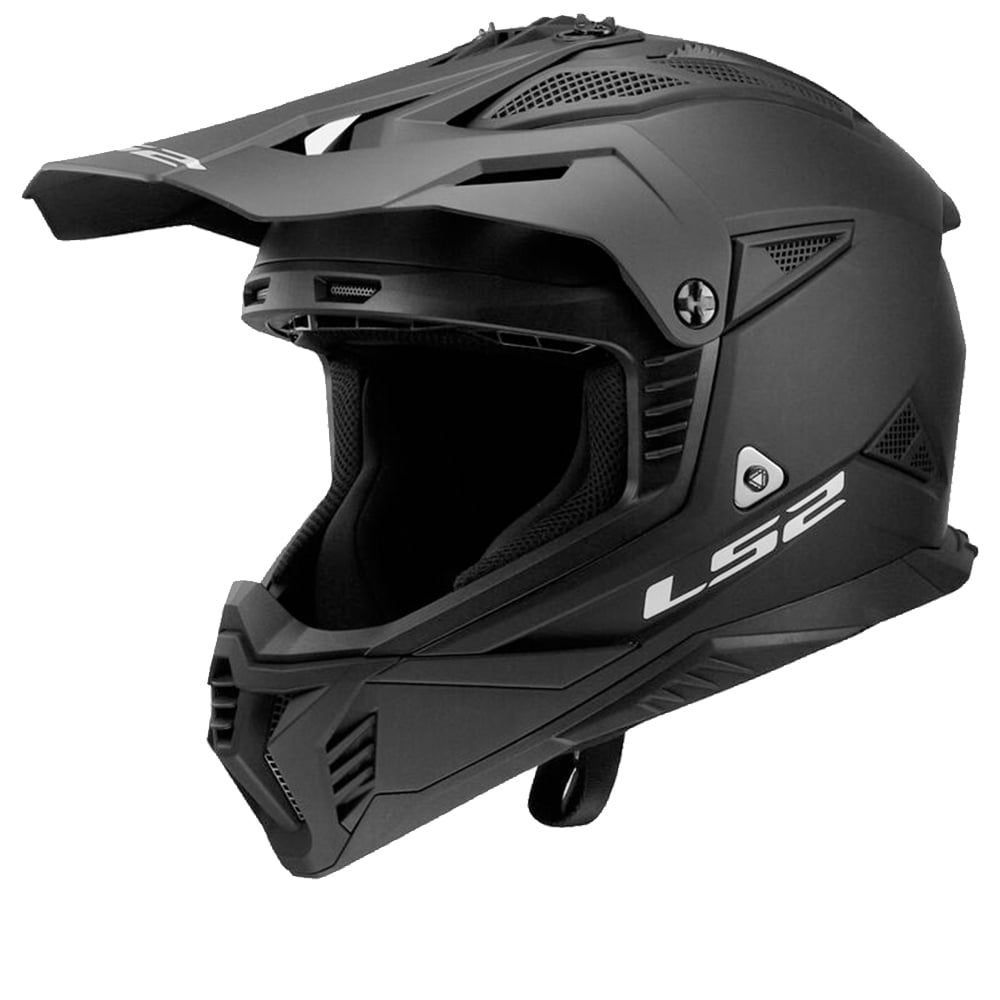 LS2 MX708 Fast II Solid Mat Zwart Offroad Helm - Helm