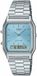 Casio Casio Collection Vintage AQ-230A-2A1MQYES Horloge - Staal - Zilverkleurig - Blauw