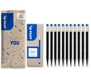 PILOT - 10 + 1 gratis navullingen BLS-G2-7 – blauw – medium punt (0,7 mm)
