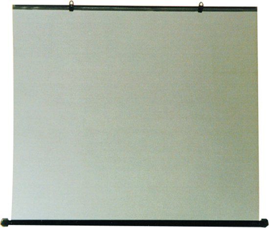 Carpoint Rolgordijn AR06 90x90cm - Zwart - Deur - Licht doorlatend - 50-100% gerecycled polyester
