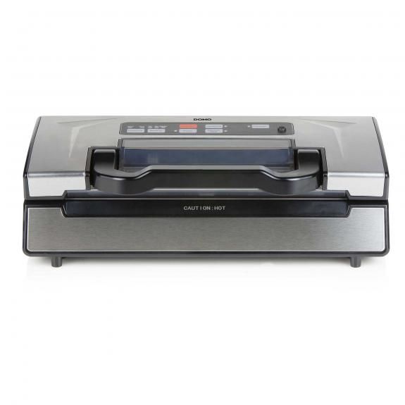 DOMO DO336L Vacuum Sealer - Grey - 900 mbar - Double Seal - 20 l/min - Vacuum Sealing Roll Included