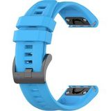 Techsuit Bracelet W060 pour Garmin Watch Fenix / Forerunner Series, 22mm, Bleu