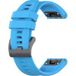 Techsuit Bracelet W060 pour Garmin Watch Fenix / Forerunner Series, 22mm, Bleu