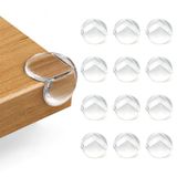 BillyBath Baby tafelhoekbeschermers - Kindveilige hoekbeschermers voor bureau, wieg, open haard, tafel, zachte hoeken en randen + veilige ronde 12 stuks