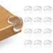BillyBath Baby tafelhoekbeschermers - Kindveilige hoekbeschermers voor bureau, wieg, open haard, tafel, zachte hoeken en randen + veilige ronde 12 stuks