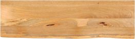 vidaXL Tafelblad met natuurlijke rand 120x30x3,8 cm massief mangohout