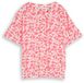 Tom Tailor Blouse met patroon - Maat 38 - coral pink ginkgo minimal