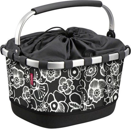 Klickfix Carrybag GT Racktime 21L Fleur Black - Achter - Zwart/Wit