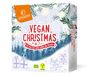 Landgarten Vegan Christmas adventskalender 2026, 24 chocolats bio | 24 snacks chocolatés végétaliens bio : noix, graines et fruits en chocolat - sans gluten et sans huile de palme comme cadeau