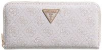 GUESS Laurel II SLG Large Zip Around Wallet Bone Logo crème