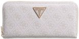 GUESS Laurel II SLG Large Zip Around Wallet Bone Logo crème