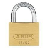 Abus - 55/50 mm messing hangslot gelijksluitend 5501 - ABUKA02874