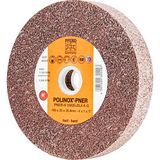 PFERD POLINOX-compact schuurwiel PNER | 150 x 25 mm, boringsø 25,4 mm, uitvoering hard, korund A, grof | 44691061 - voor oppervlakteafwerking