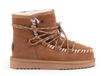 Warmbat Kalbarri Suede lace boot Dames Laarzen - Cognac - Maat 38