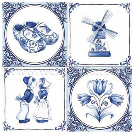 Ambiente Vintage Papier Servetten - Holland - 20 stuks - 8712159103571