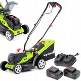 4garden Batterie-grasmaaier, 2x20V, inclusief oplader