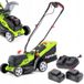 4garden Batterie-grasmaaier, 2x20V, inclusief oplader