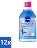 NIVEA 12 x Micellair Water Serum Verrijkt Opladend Verwijdert Waterbestendige Make-up 400 ml