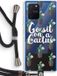 Case Company® - Samsung Galaxy Note 10 Lite hoesje met koord - Cactus quote - TPU Back Cover