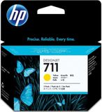 HP inktpatroon 711, geel, origineel, 3-pack (artikelnummer CZ136A)