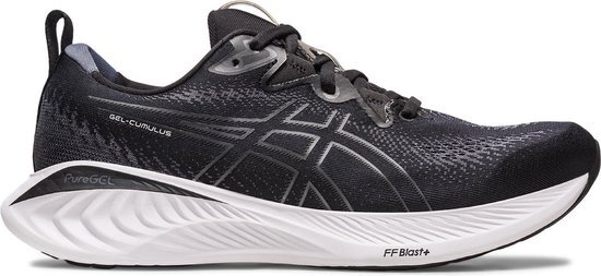 Asics Gel-Cumulus 25 Hardloopschoenen - Zwart/Wit - Maat 46.5 - Heren