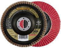 Rhodius 210184 LSK FK Lamellenschijf Diameter 125 mm Boordiameter 22.23 mm Korrelgrootte 80 RVS