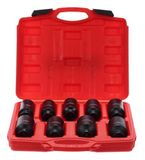 SIXTOL Mechanic Wrench Set 1 | dopsleutelset 1/2" 9-delig