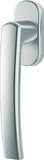 Raamgreep Roto Line Raamgreep, natuurlijk zilver met schroeven, vierkante stift 7 x 43 mm