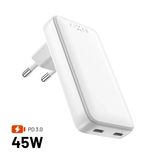 FIXED FIXCG45S-2C-WH chargeur pour équipement mobile Universel Blanc AC Charge rapide Intérieur