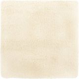vidaXL Hoogpolig vloerkleed NAVARRA 240x240 cm polyester crèmekleurig