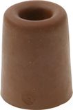 Merkloos Deurbuffer - rubber - bruin - 50 x 30 mm - deurstopper met schroef bevestiging
