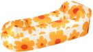 Gonflable - Banquette de camping - Fauteuil relax gonflable - Chaise longue gonflable - Convient pour le camping, les piscines, les plages, les parcs, les festivals de musique - 150-180 cm - Motif tournesol jaune