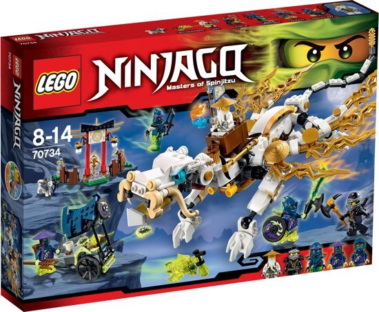 lego Ninjago De draak van Meester Wu 70734