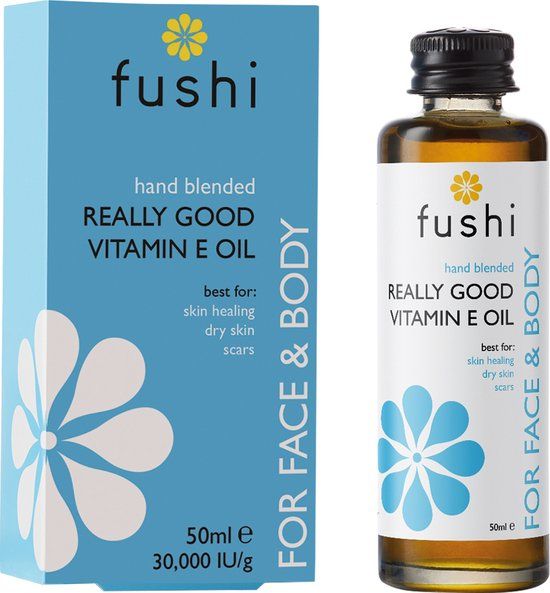 Fushi Vitamin E Skin Oil - 50ml - For Dry, Combination & Sensitive Skin