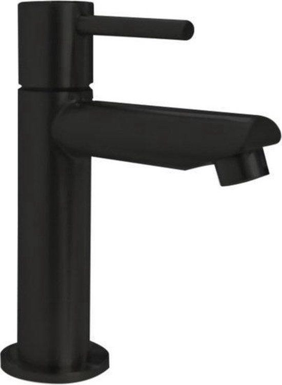 ADW Best Design Nero Toiletkraan - Zwart - Modern - RVS - 14 cm uitloop