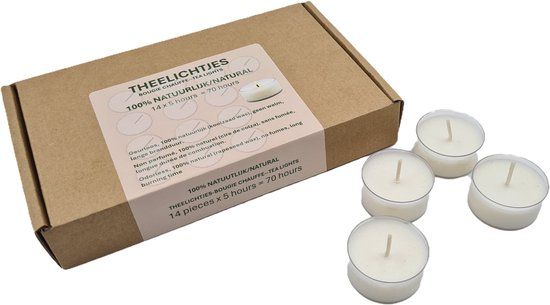 SoyLites Natural Theelichtjes (14 stuks)