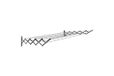 Uitschuifbaar droogrek met riem en 10 aluminium stangen 80 cm