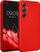 kwmobile metallic telefoonhoesje van TPU - geschikt voor Samsung Galaxy A54 5G - Flexible case voor smartphone - In metallic donkerrood