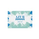 250 Azuur 250 stuks Vanity set met witte overtrek 6 x 10,5 cm
