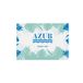 250 Azuur 250 stuks Vanity set met witte overtrek 6 x 10,5 cm