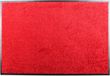 Tapis de propreté De Luxe - 60x90 cm - rouge avec bordure - polyamide