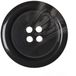 12-pack Bol Kunststofknopen van kunsthoorn, rond, 15 mm, met 4 gaten, ideaal voor jassen, jacks, vesten, bruin, 12 stuks (24 l)
