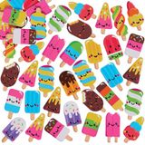 Baker Ross VC235 IJslolly-schuimstickers - Set van 120, knutselstickers voor ijslolly's