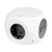 Simon Combiball Meervoudig stopcontact, snel opladen, 30 W, stekkerdoos met USB, 7 laadaansluitingen, stekkerdoos met schakelaar, wit