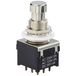 TRU COMPONENTS TC-12193712 Interrupteur à pression 3P2T avec broche droite Courant de commutation (max.) : 4 A 1 pièce(s)